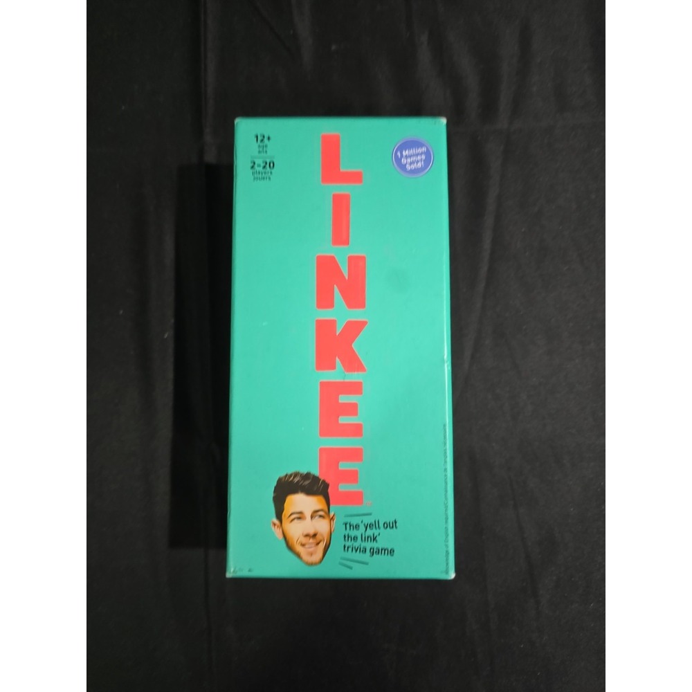 Linkee Nick Jonas‎ Edition Family Trivia Game 2022 Card Game NEW Open Box